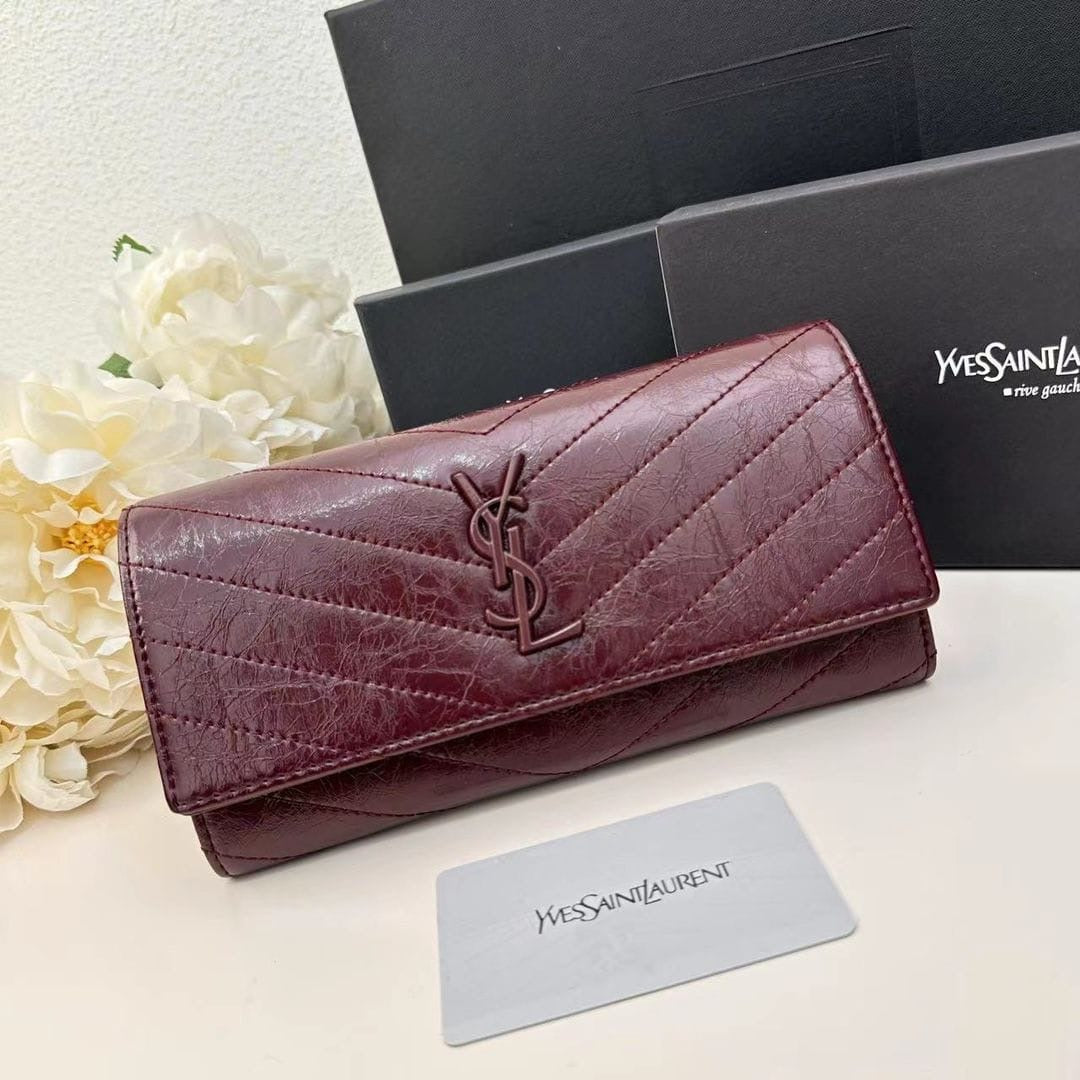 YSL Long Wallet 4 colors