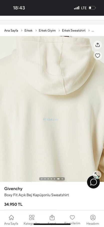 Givenchy Hoodie 3 colors