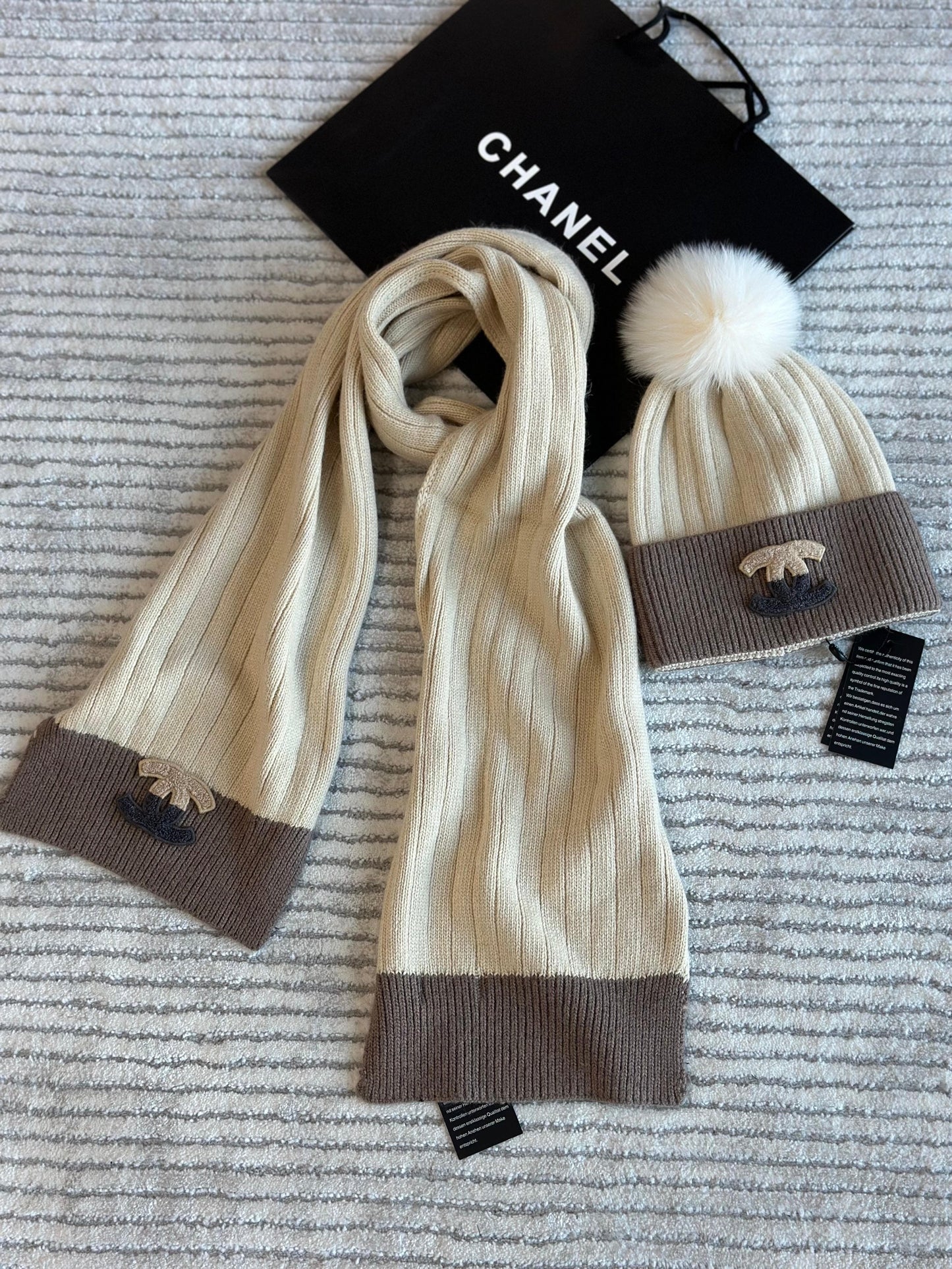 Chanel Beanie Set 3 colors