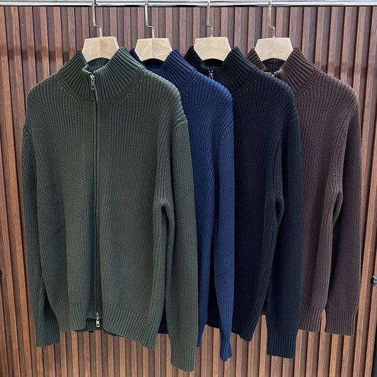 Loro Piana Zipper Sweater 4 colors