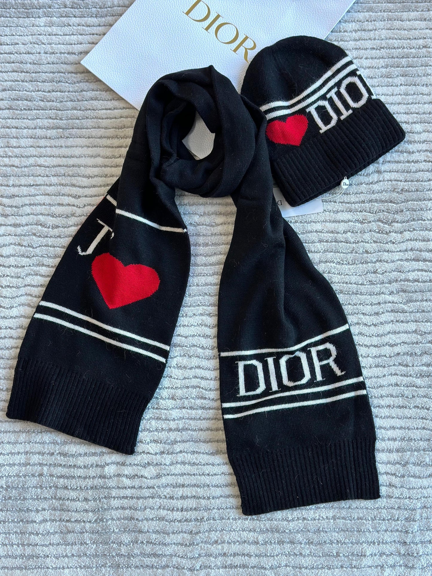 Dior Beanie Set