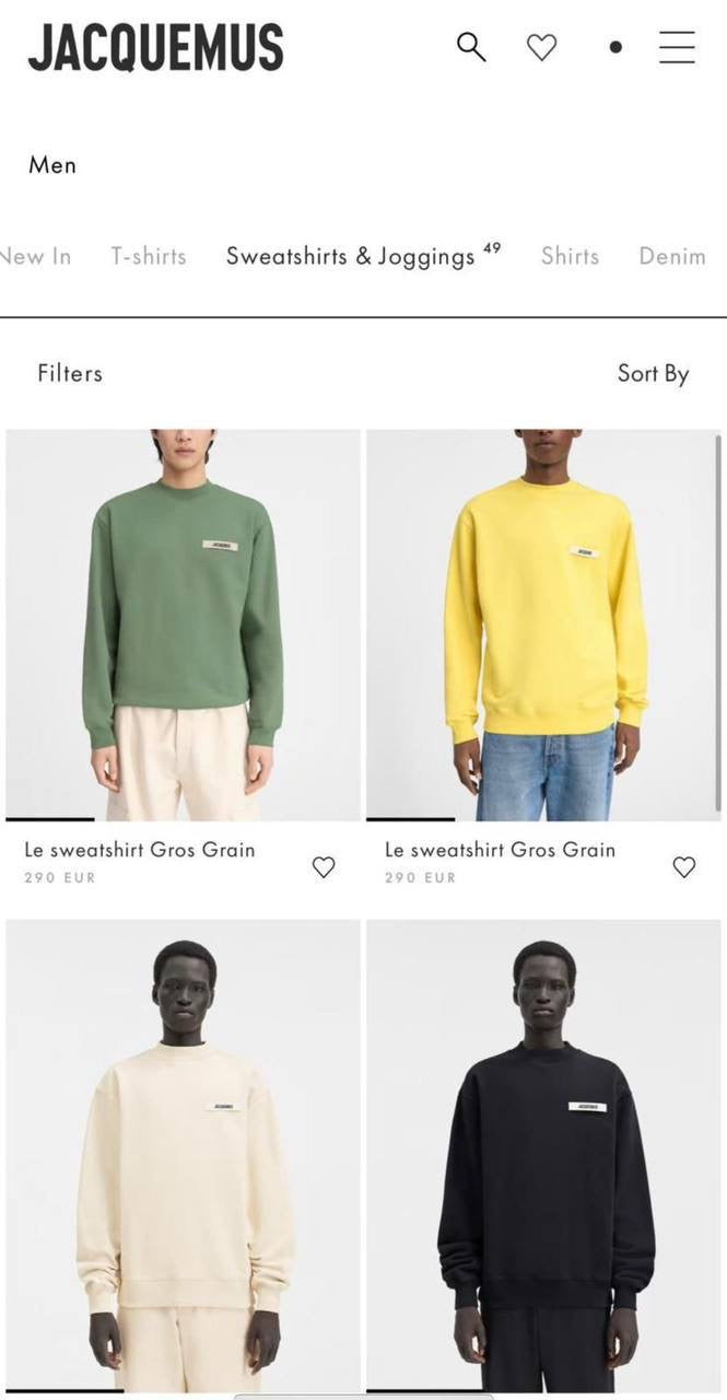 Jacquemus Sweatshirt 5 colors