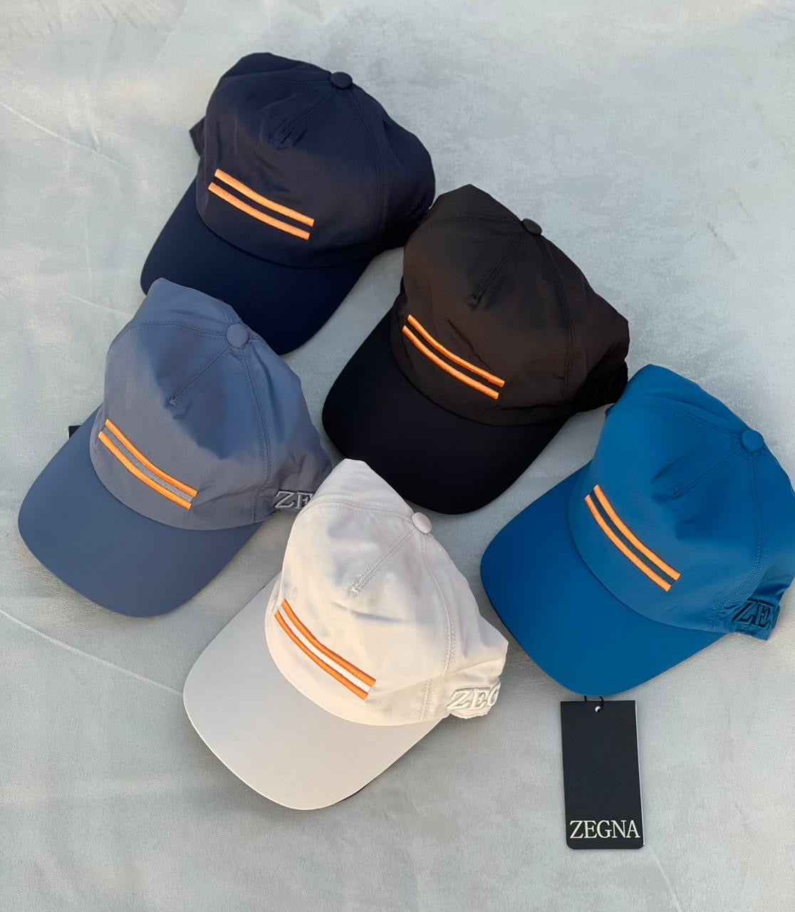 Zegna Caps 5 colors