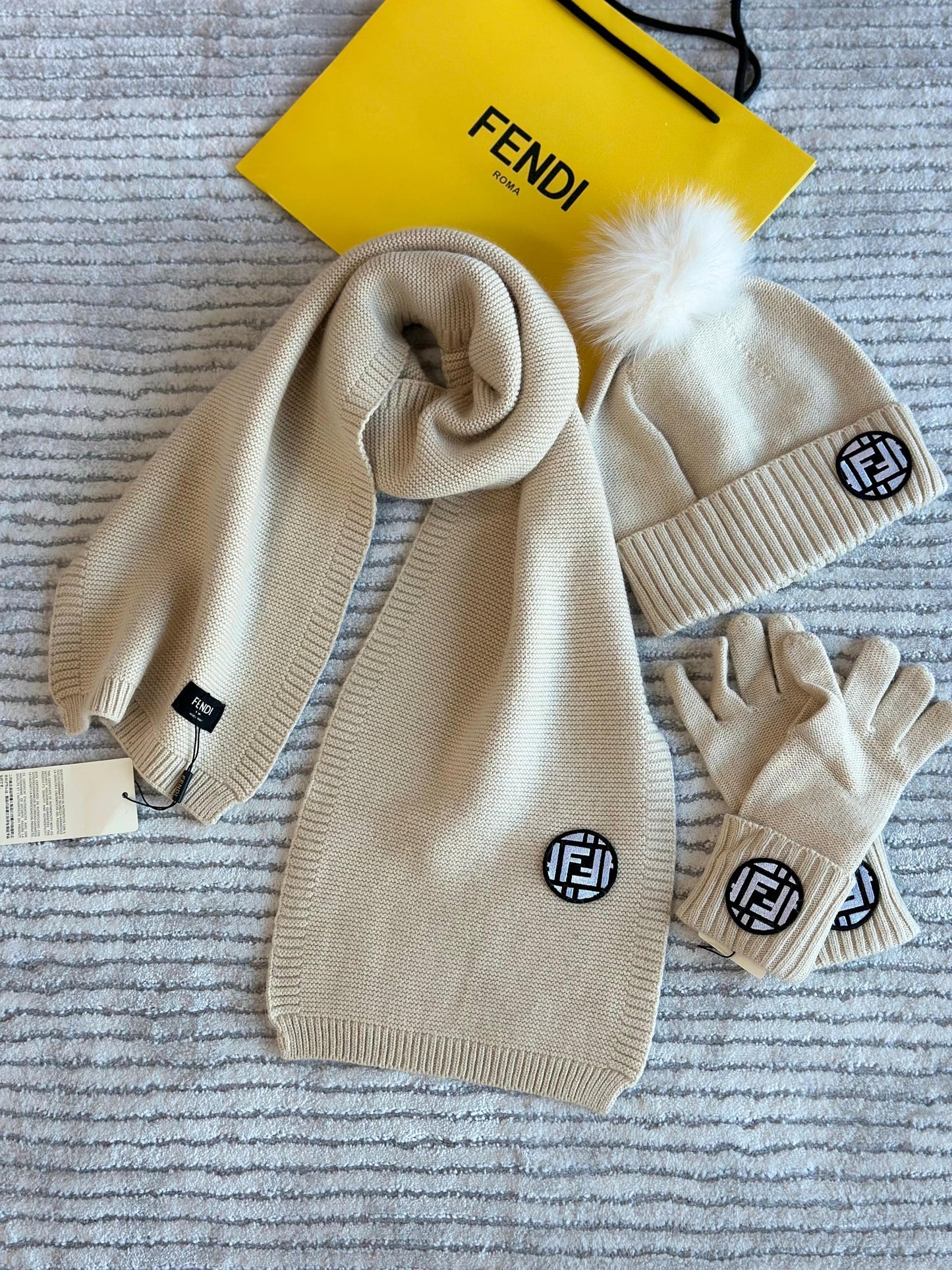 Fendi Beanie Set 3 colors