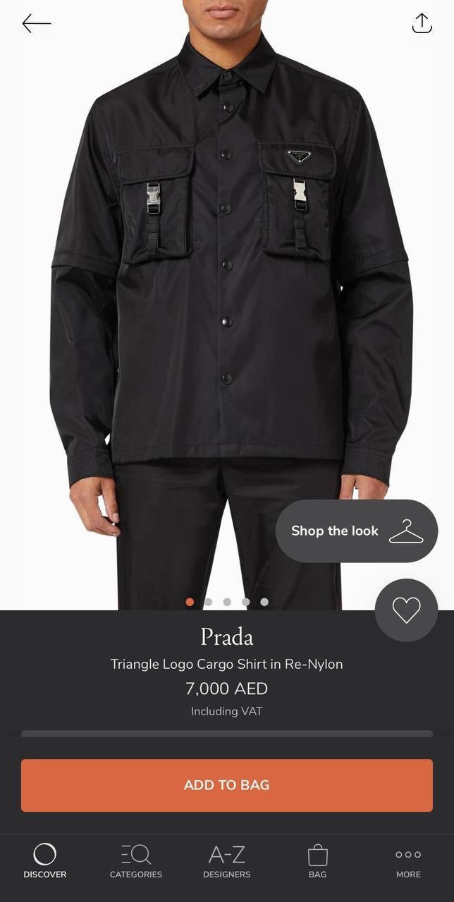 Prada RE-Nylon Shirt