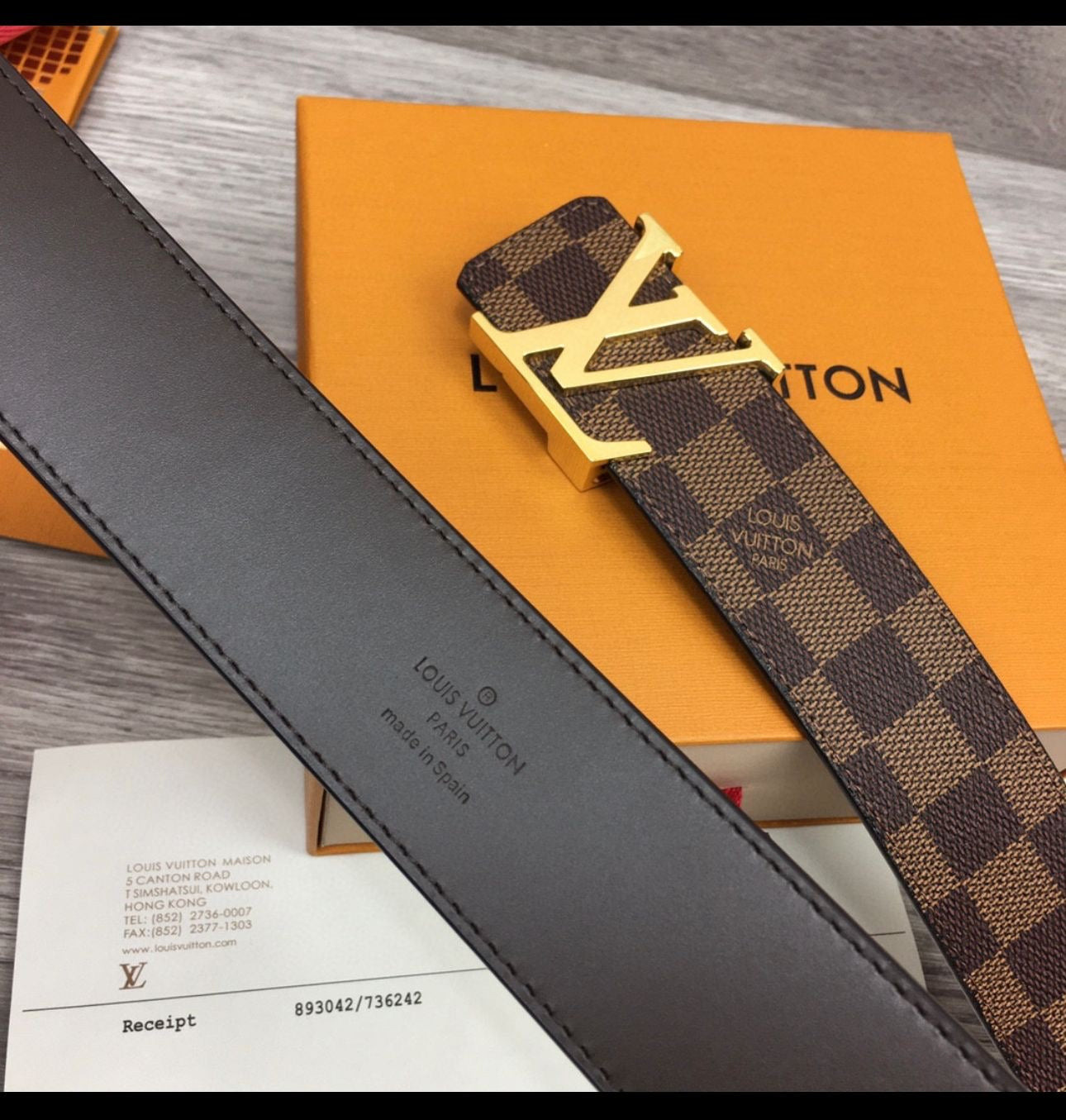 Louis Vuitton Belts 2 colors