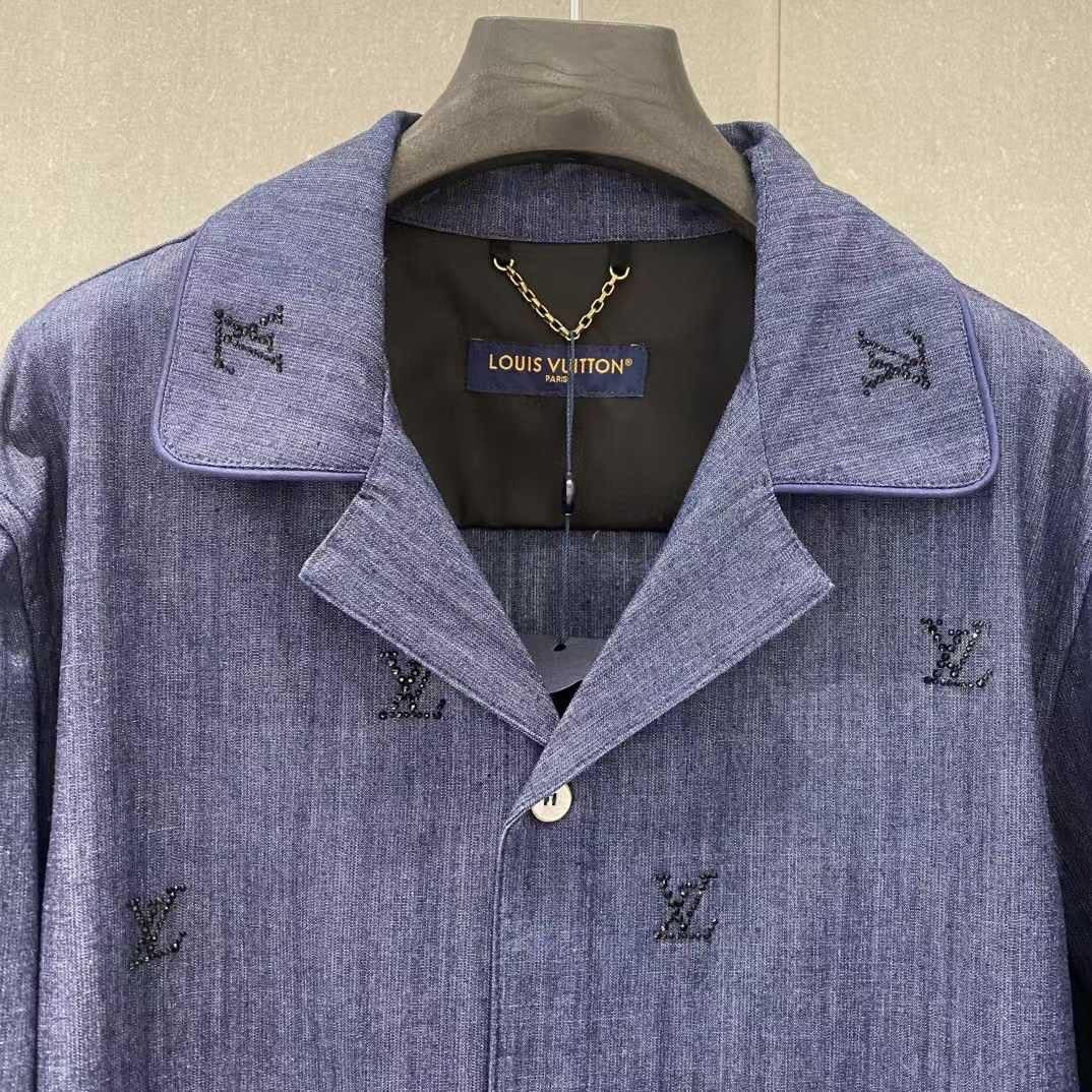 Louis Vuitton Denim Pajama Shirt