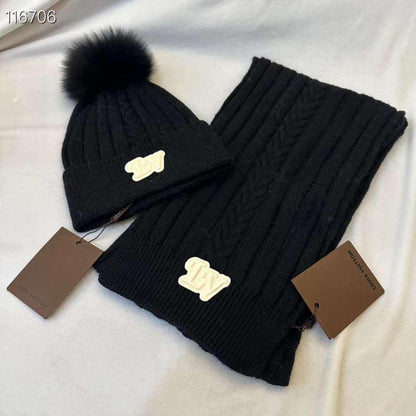 Louis Vuitton Beanie Set 3 Colors