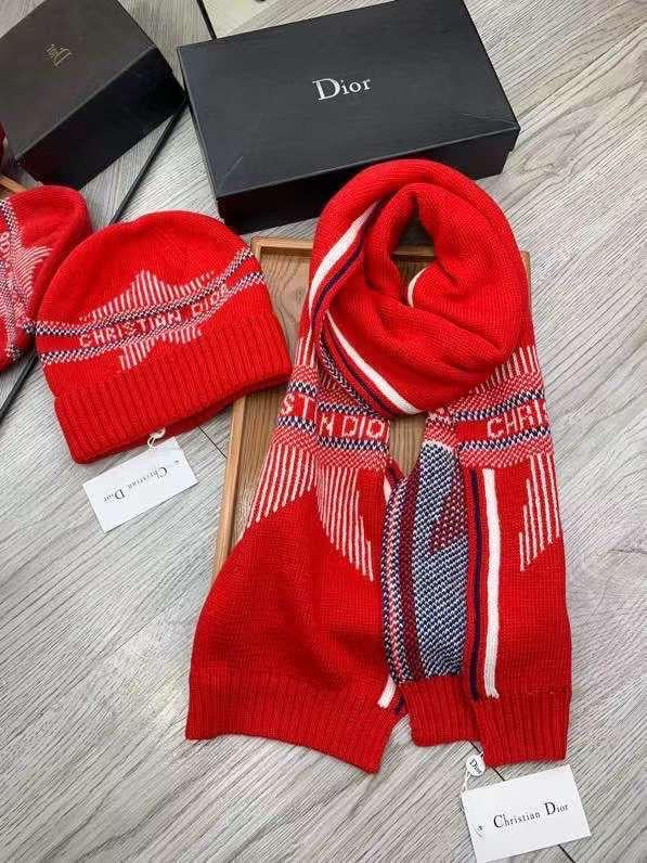 Dior Beanie Set