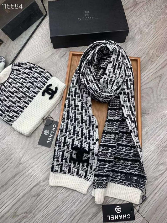 Chanel  Beanie Set 3 Colors