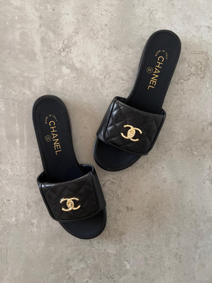 Chanel Slippers 2 colors