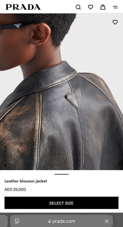 Prada Leather Jacket