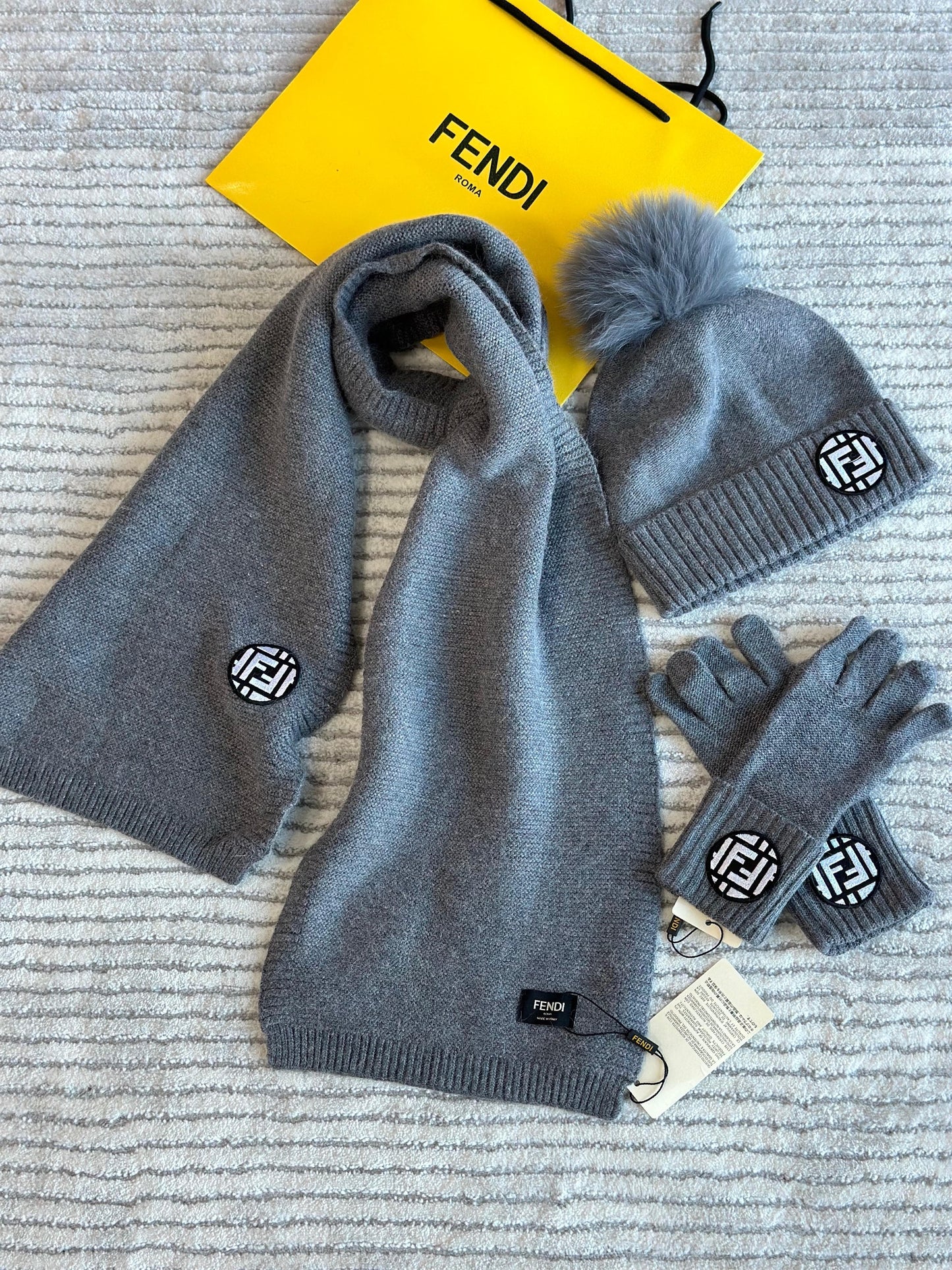 Fendi Beanie Set 3 colors