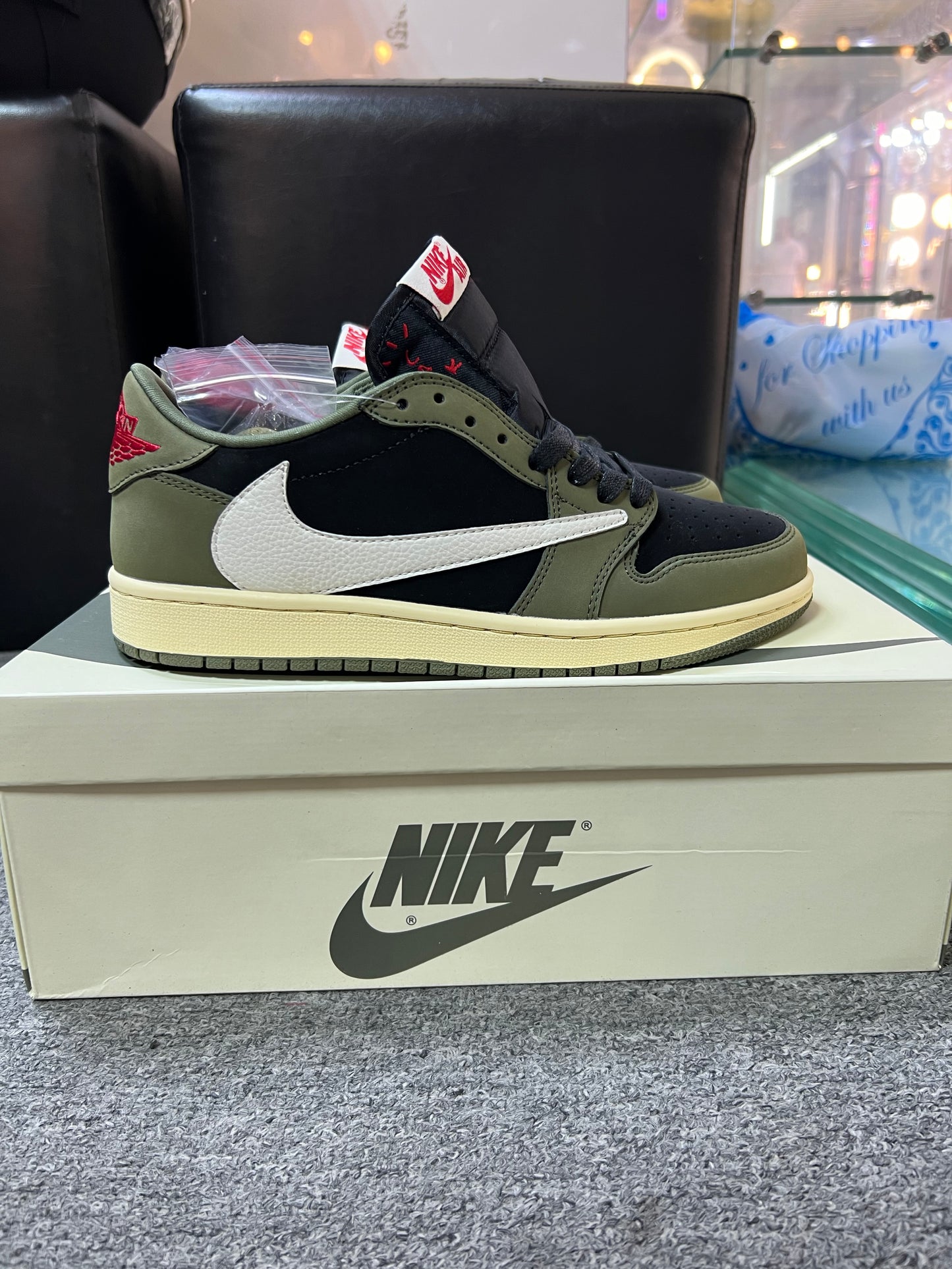 Travis Scott x Air Jordan 1 Low OG “BLACK OLIVE”