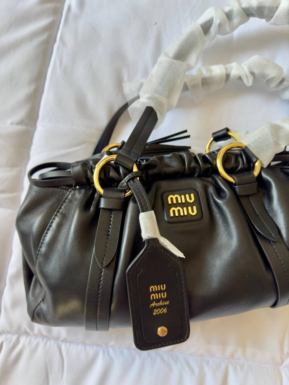 Miu Miu Joie Nappa Shoulder Bags (VIP Quality)