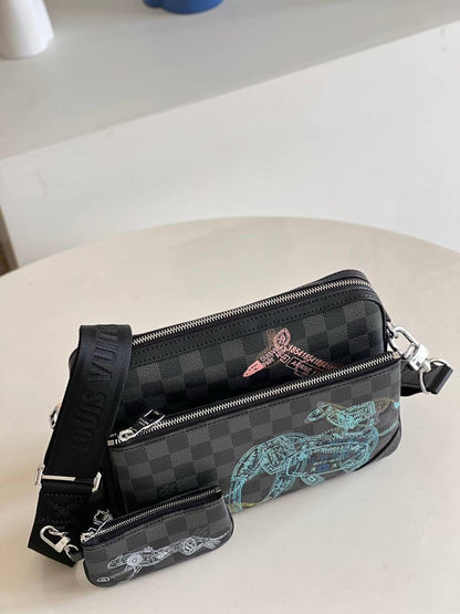 Louis Vuitton 3 in Messenger Bag (VIP Quality)