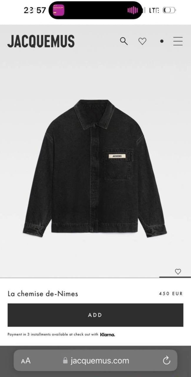 Jacquemus Long Sleeves Shirt