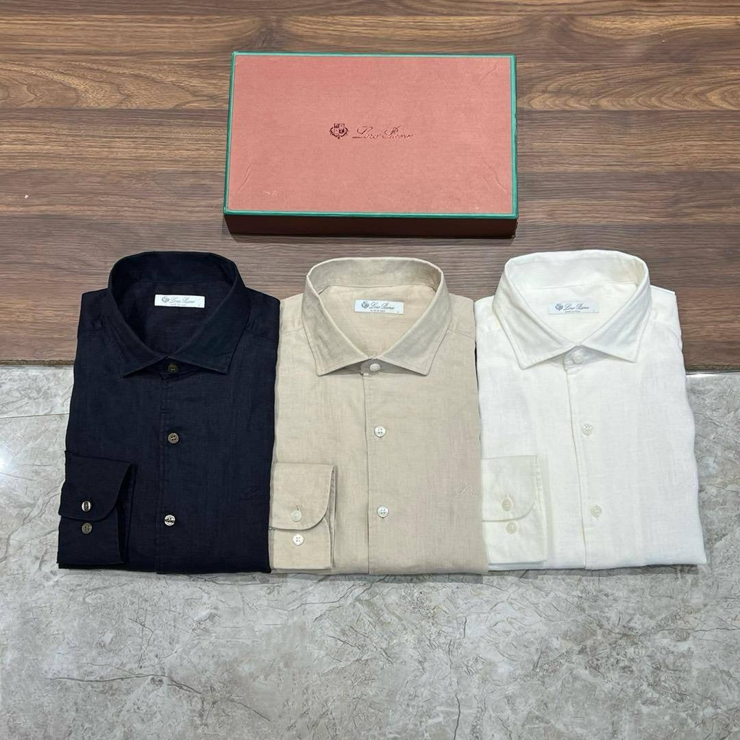 Loro Piana Lenin Shirt 3 colors