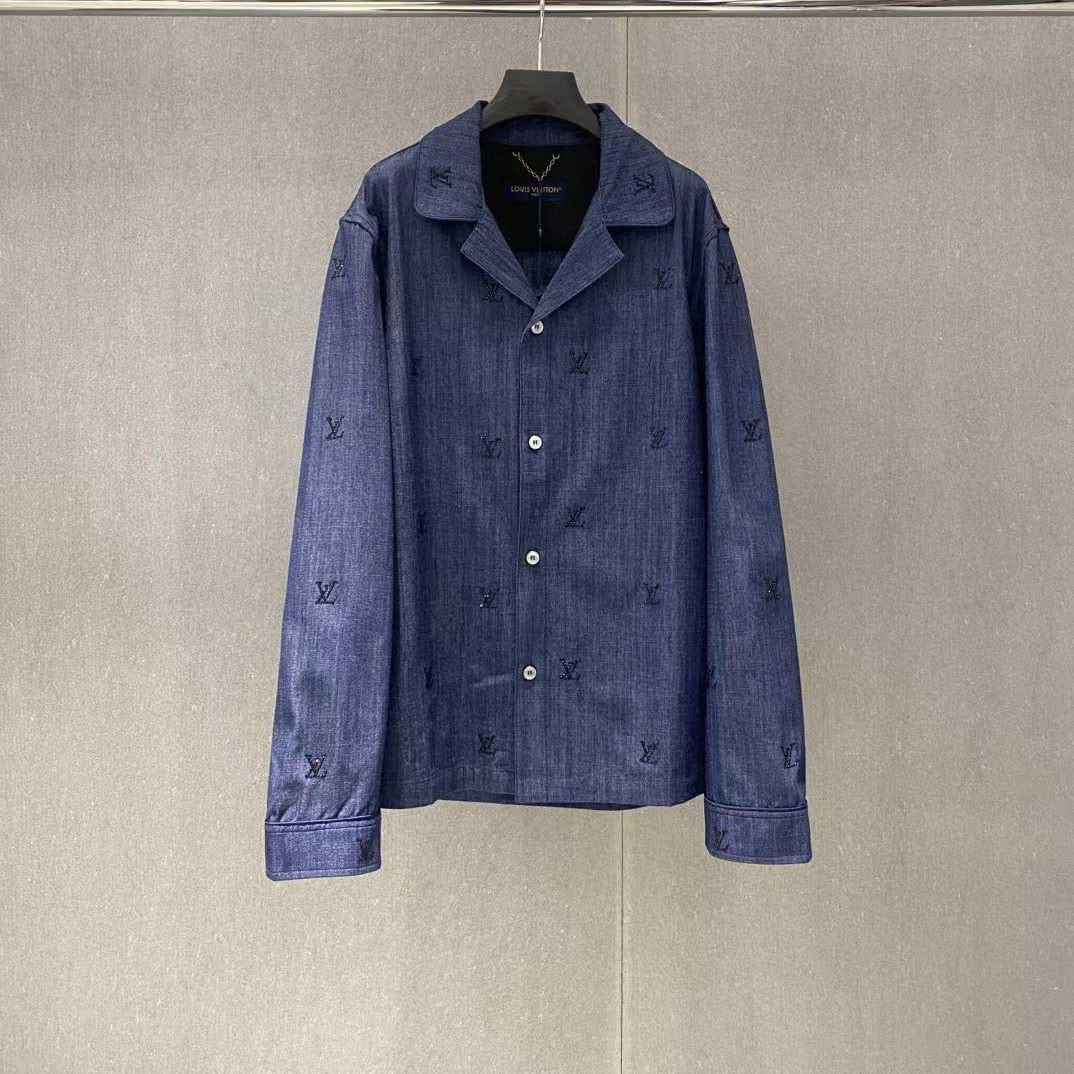 Louis Vuitton Denim Pajama Shirt