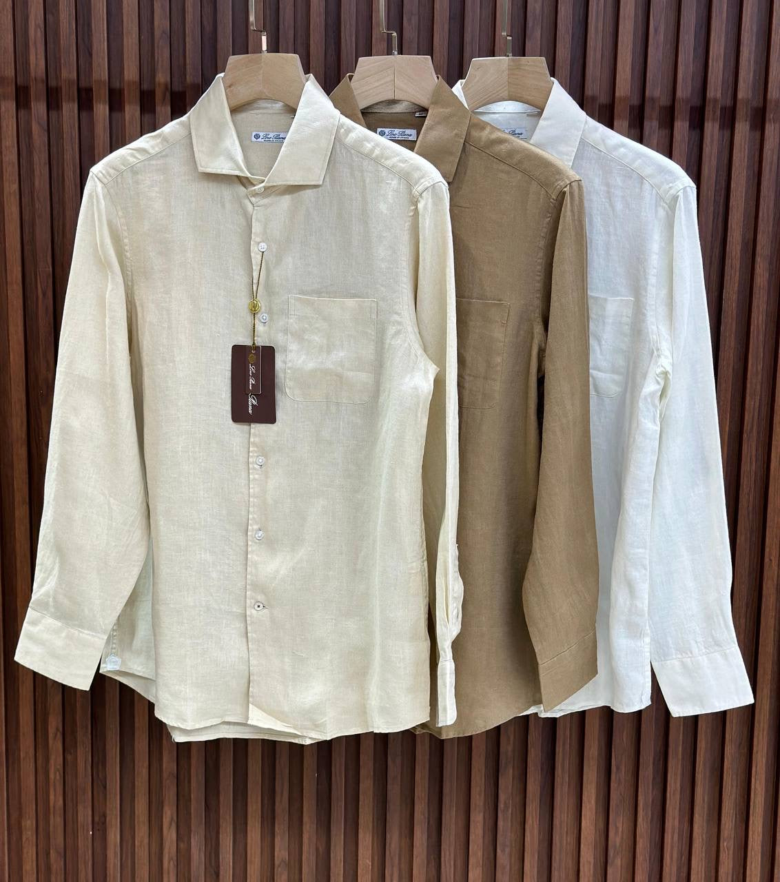 Loro Piana Lenin Shirt 3 colors