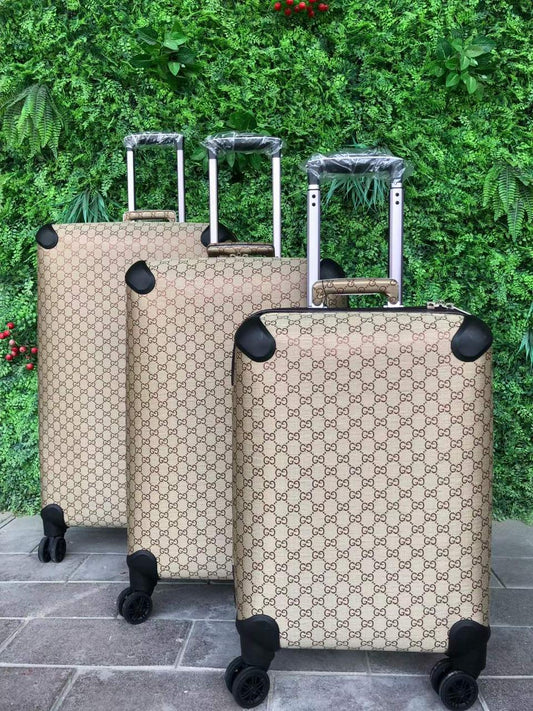 Gucci Trolly Suitcase Set