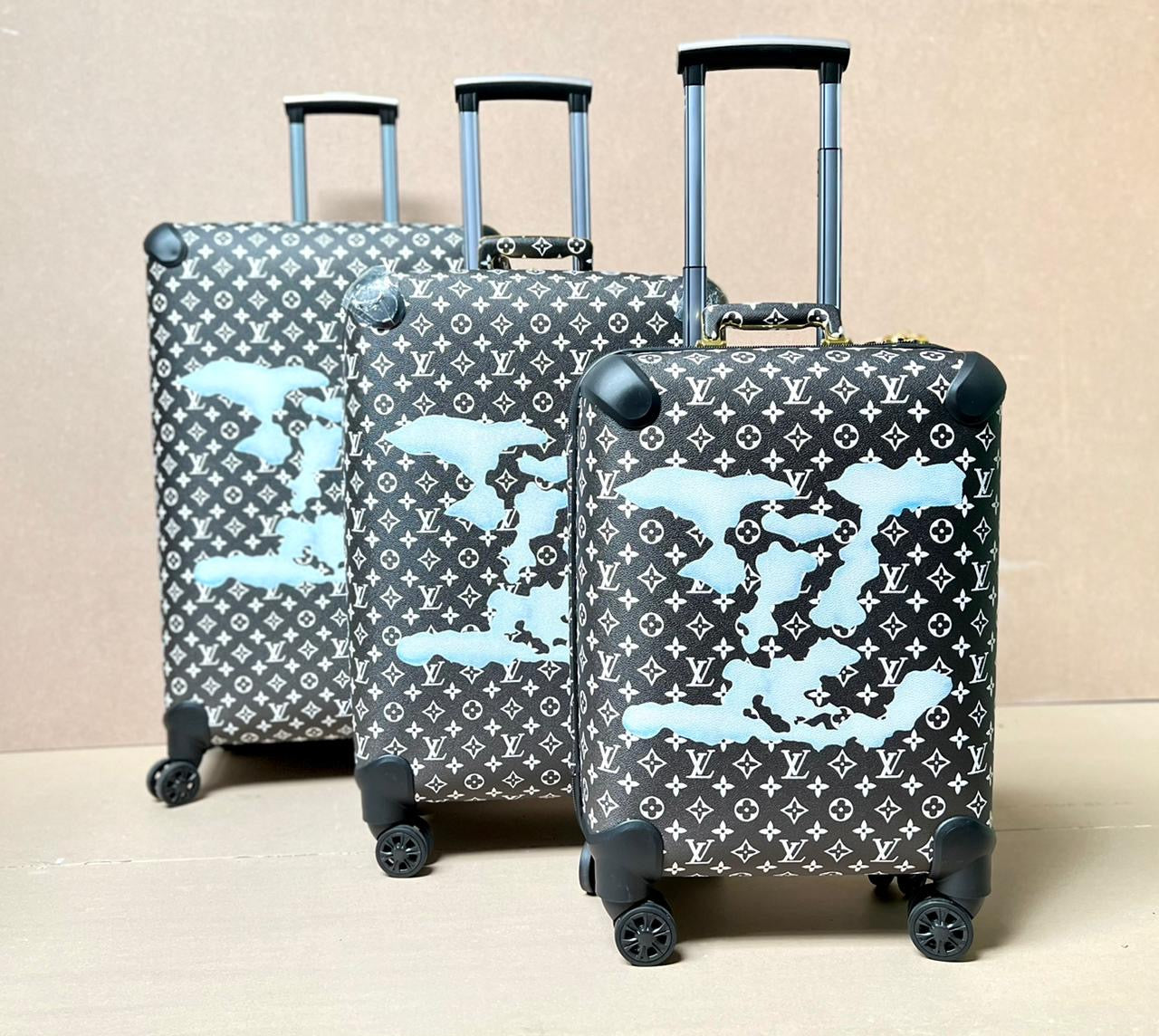 Louis Vuitton Trolly Suitcase Set