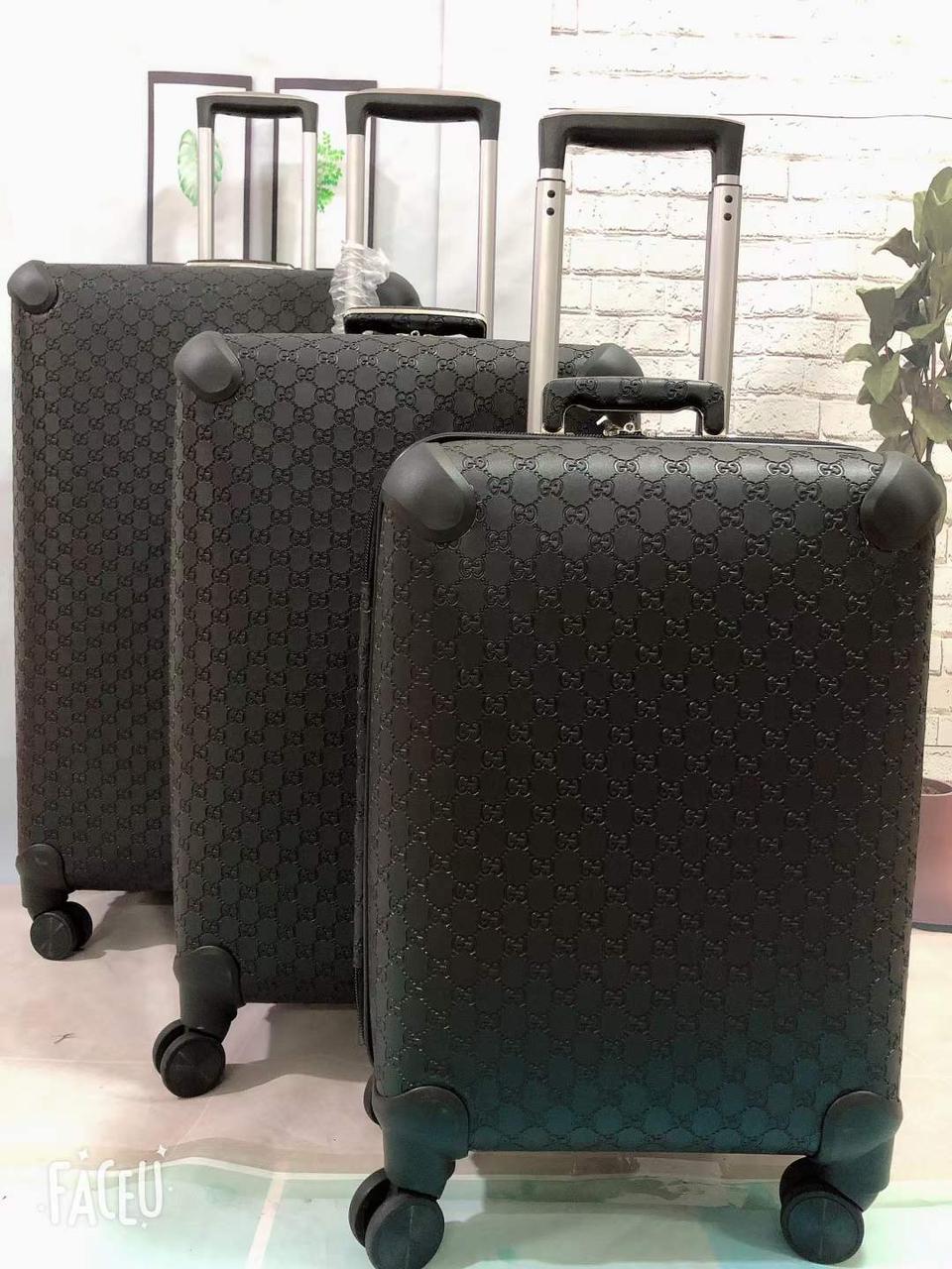 Gucci Trolly Suitcase Set