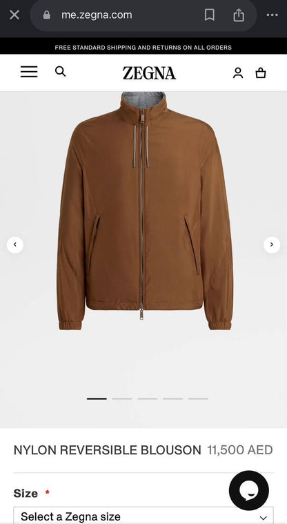 Zegna Revisable jacket 4 colors