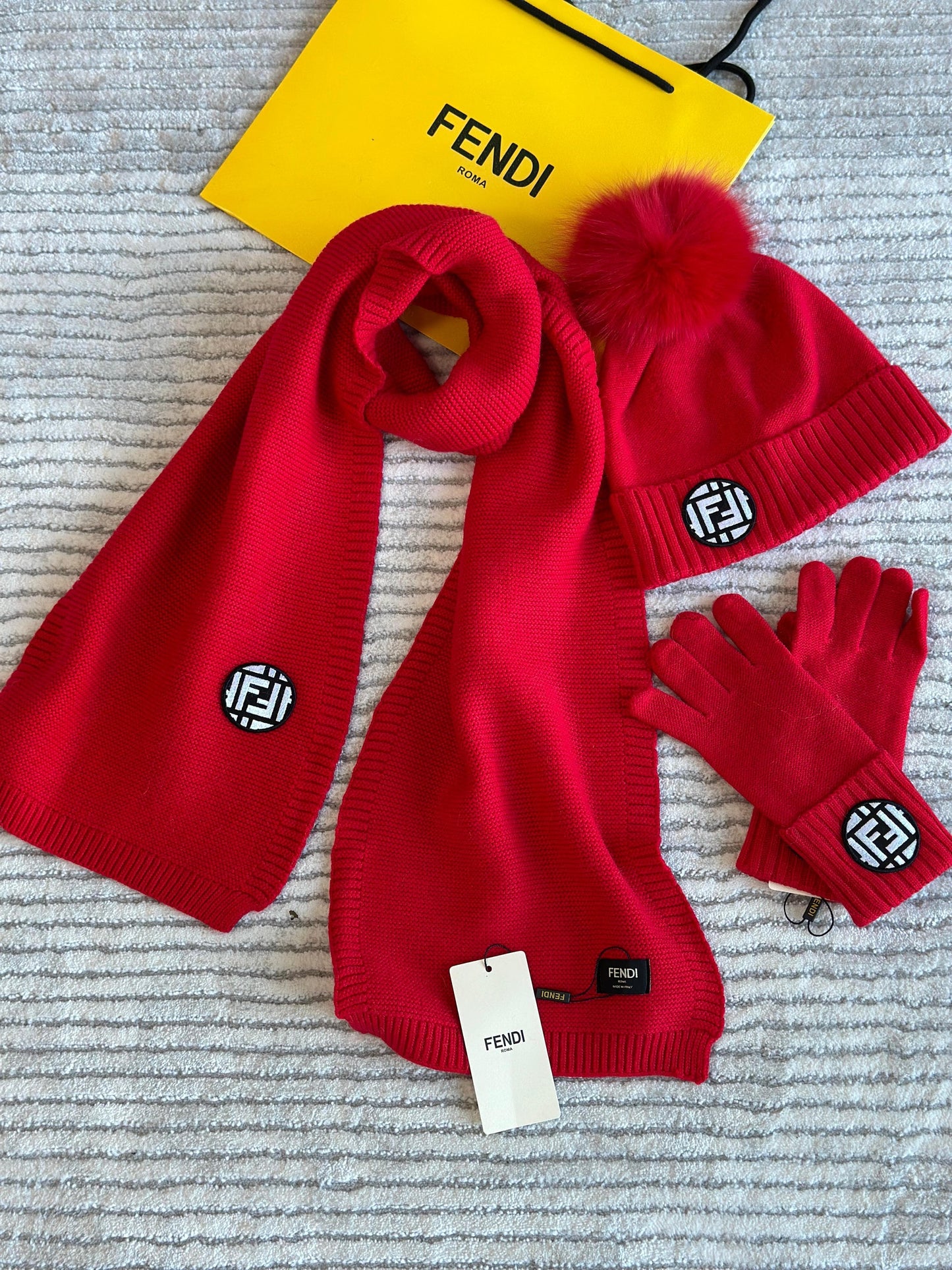 Fendi Beanie Set 3 colors