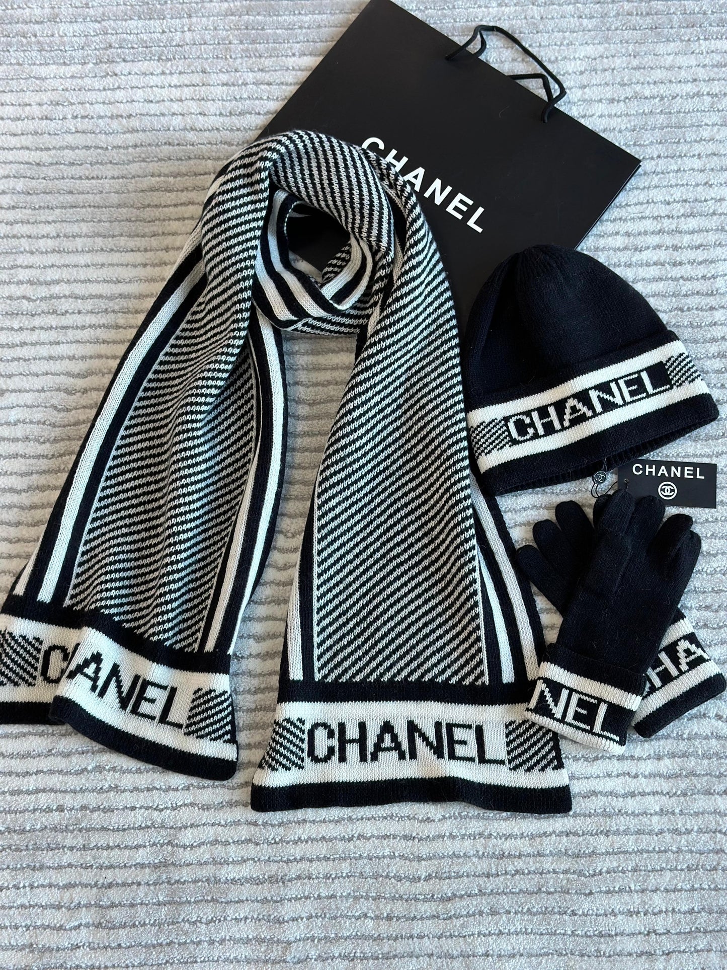 Chanel Beanie Set 2 colors