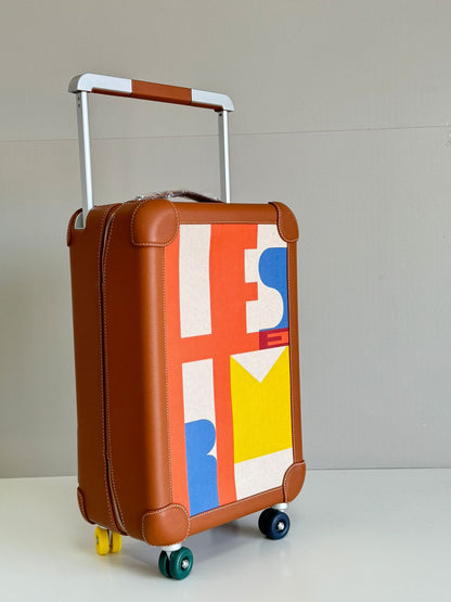 HERMES HAND MADE TROLLY SUITCASE